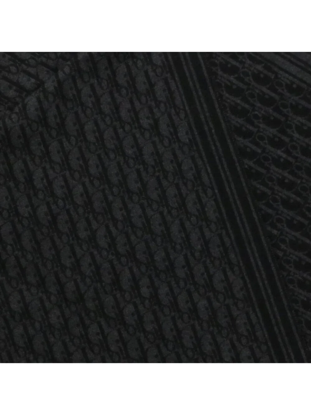 Dior Homme Oblique Dark Pattern Cashmere Scarf